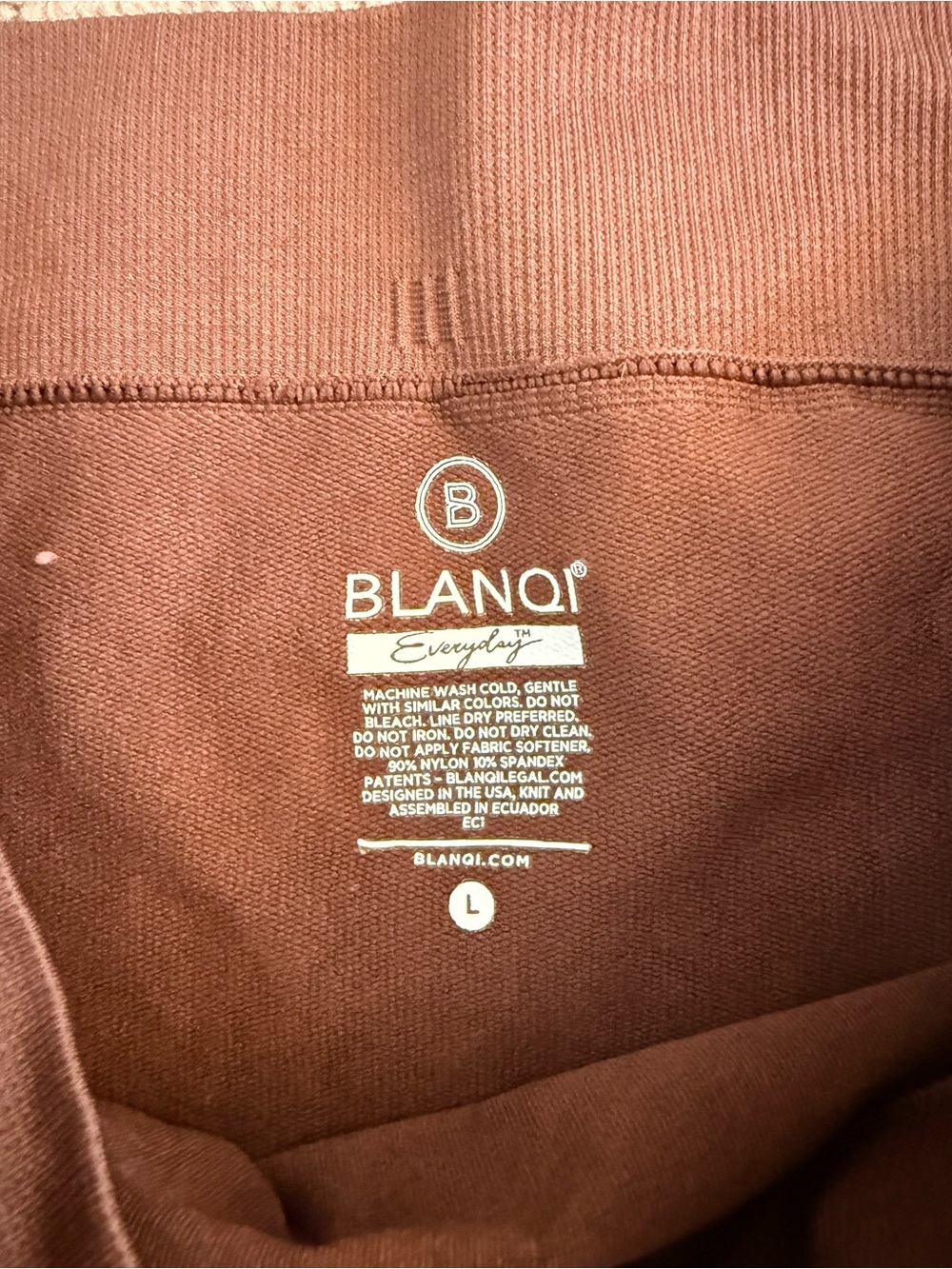 NWOT BLANQI Maternity/Postpartum Leggings Set in Brown and Black - Picture 5 of 9